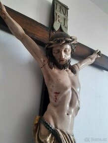 Kříž délka 152cm,  Kristus 83cm