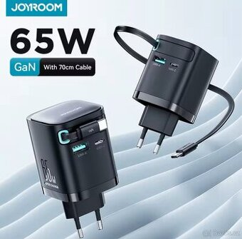 Nabíječka Joyroom s kabelovým navijákem 65W