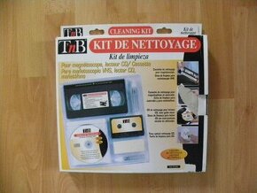 Čistící sada na přehrávače VHS, CD a MC