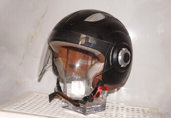 JET helma na motorku M motocyklová přilba na skůtr 57-58cm.