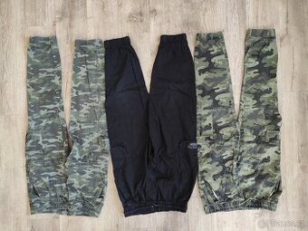 3x kalhoty vel. 158