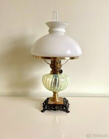 Secesní petrolejová lampa Lampagiar, značená