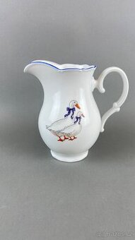 Konvička husy, porcelán Moritz Zdekauer,