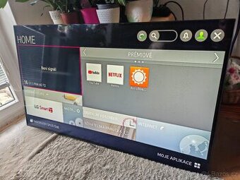 Televize LG 55UF695V, málo používaná, 139 cm