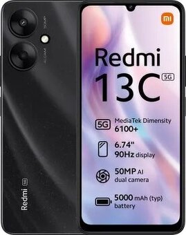 Xiaomi Redmi 13C 5G - černý