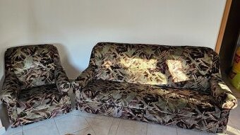 Sedačka, sedací souprava, gauč, 2 křesla - za odvoz