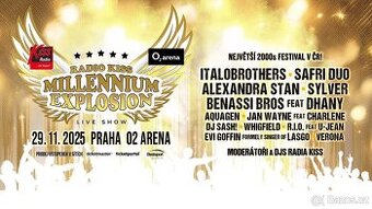 Vstupenky na Millenium Explosion 2025 + parkovací lístek