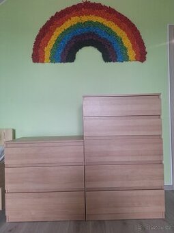 2x IKEA komoda s šuplíky