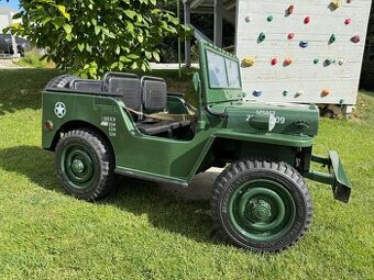 Elektrické auto džíp Willys pro děti - nová baterka