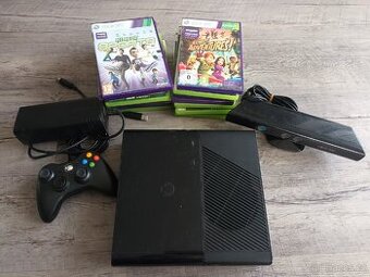 Xbox 360 E, kinect, zdarma 20 orig. her