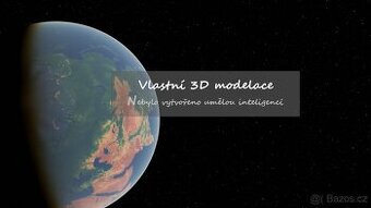 Obraz- Vlastní 3D modelace bez použití umělé inteligence
