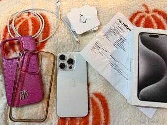 Telefon IPhone 15 pro, 128GB, silver