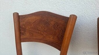 Celodřevěné jídelní židle THONET 4ks