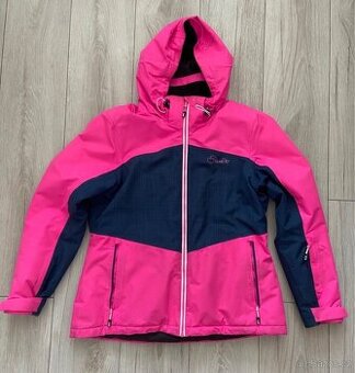 Dámská růžová zimní bunda vel. L