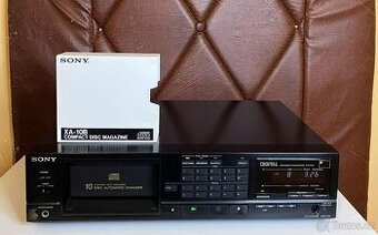 SONY CDP-C10 přehrávač na 10 CD Japan 1986