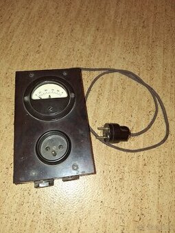 Historický ampermetr 1A