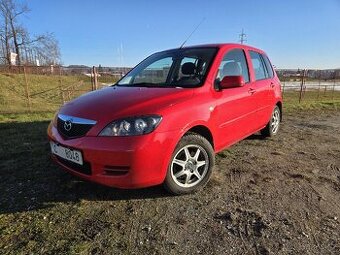 Mazda 2 1.2i,55kw, nová STK, najeto 89tis km.