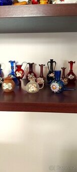 Miniatury borské sklo - 28ks