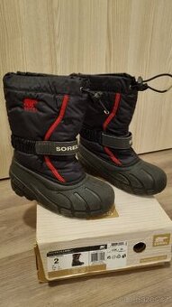 Dětské zimní boty sněhule SOREL - YOUTH FLURRY vel. 33