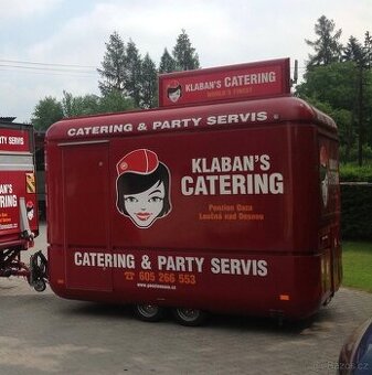 Gastro přívěs, pojízdný přívěs pro gastronomii, food truck