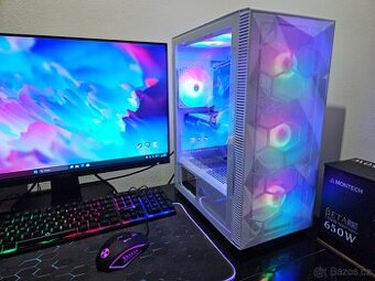 🔥 Herní PC i5|RX580|16GB RAM|1TB SSD|6xRGB|WiFi+BT|W11