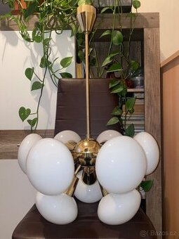 Retro lustr SPUTNIK, Kamenický Šenov 70.léta