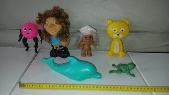 Retro delfín Troll a jiné hračky dle fotek
