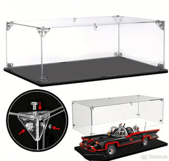 Akrýlátová vitrína pro Lego auta a sety 54cm