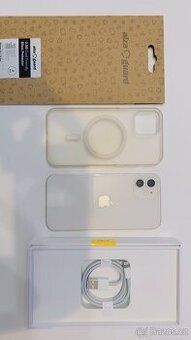 iPhone 12 64GB bílý - krásný stav