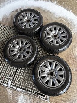 Prodám zimní alu kola 205/55 R16 – Dunlop, skoro nové