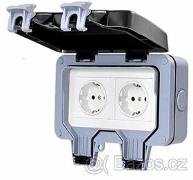 Venkovní elektrická dvou zásuvka