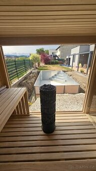 Venkovní sauna s odpočinkovou místností THERMA
