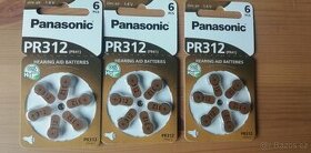 Baterie do naslouchadla Panasonic PR312 (PR41) - 1