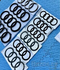 Černé, Chromové logo na vozy Audi - 1