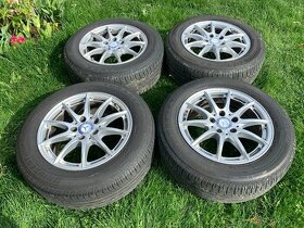 4x alu kola 5x112 "16" + letní pneu 225/55 R16