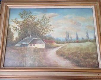 Obraz malba krajiny Kubišta - 1