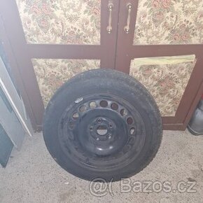 Prodám 4x plechová kola zimní pneu5x112 R16 ET45