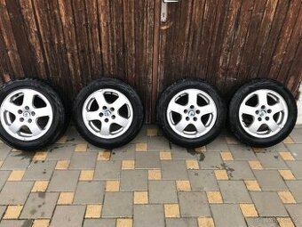 Fábie originál Škoda Al disky 4x s letní pneu Continental 18