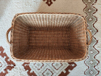 Proutěny koš obdelník velký 70cm x 46cm x 35cm - 1