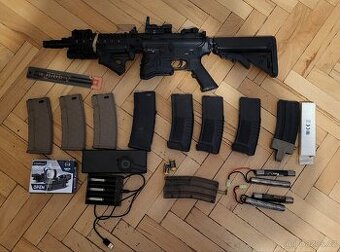 🔥 Airsoftová útočná puška MK110 8” EC-600 + doplňky 🔥

