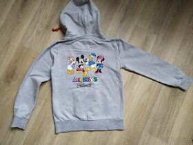 Mikina Mickeyho klubík, H&M tričko Minnie, 122/128 - 1