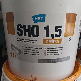 Fasádní silikonová omítka HET 1.5
