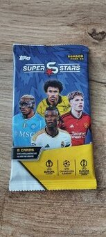 Fotbalové karty TOPPS SUPER STARS balíčky 30ks