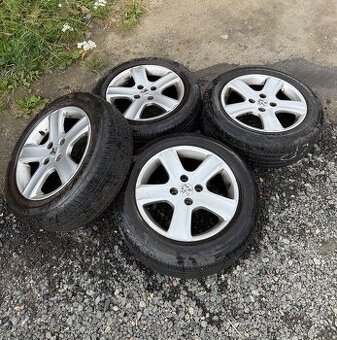 Alu kola 16” s pneu Barum – 205/55 R16 – 4x108 (Peugeot)