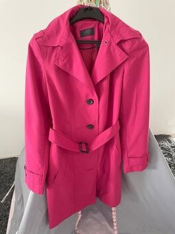 Růžový dámský trenčkot Marks & Spencer , vel. UK 10 (EU 38) - 1
