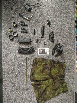 Doplňky, zbytky, věci airsoft