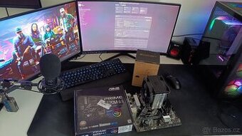 Základní deska + procesor + chladič + 32gb ram 3200 MHZ ddr4