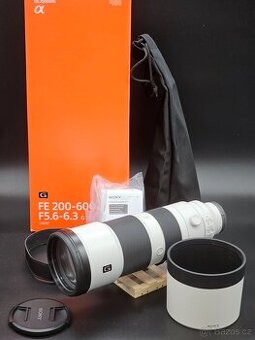 Sony 200-600 f/5.6-6.3 G OSS jako nový