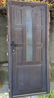 Vchodové dveře plastové š.90x200v.