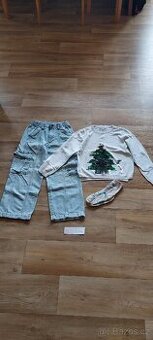 Dívčí džíny, velikost: 122-128